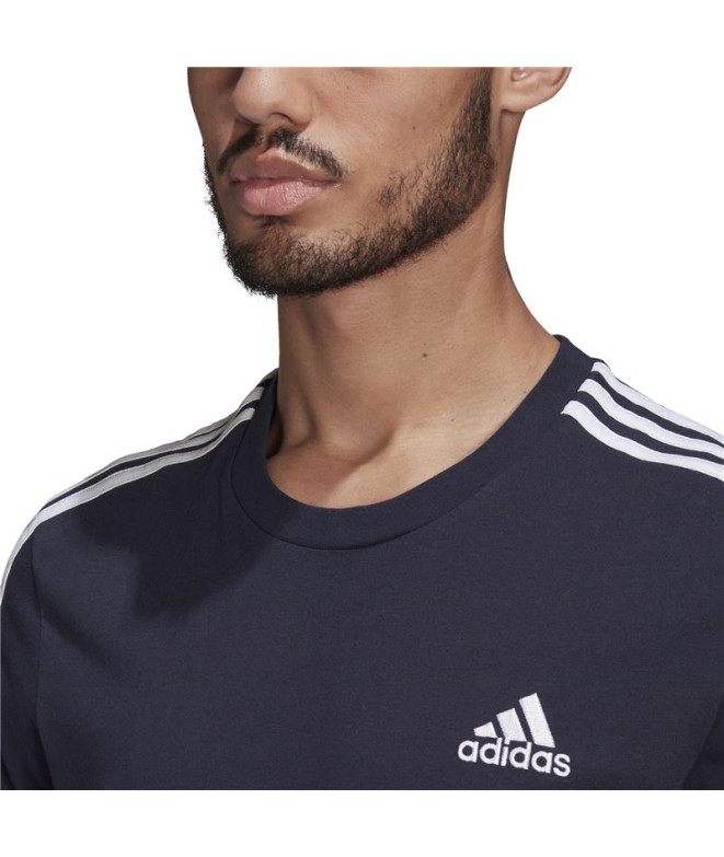 Camiseta adidas Essentials 3 bandas M Legend Ink