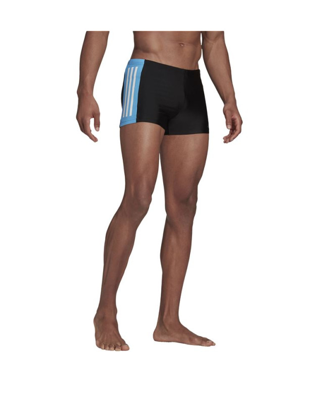 Bañador de natacion adidas Three second M negro