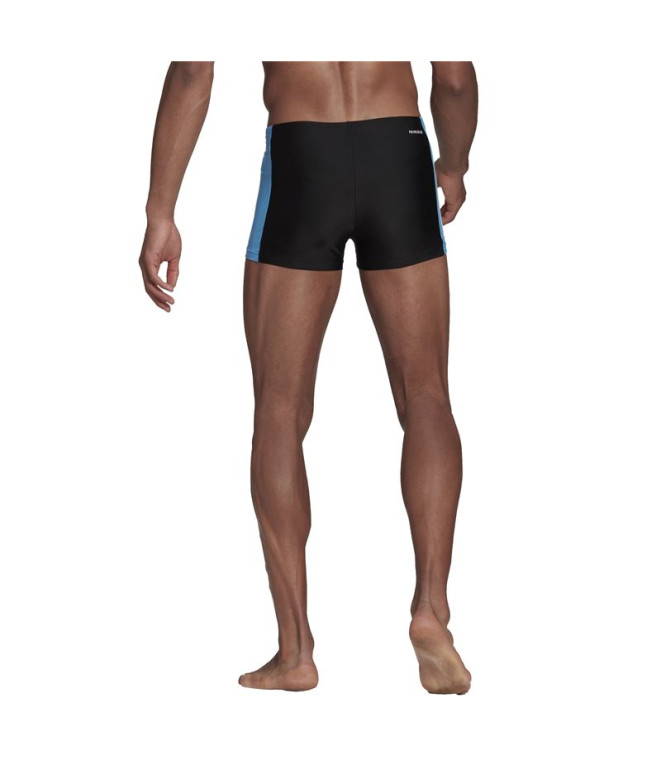 Bañador de natacion adidas Three second M negro