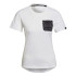 Camiseta de montaña adidas Terrex Pocket Graphic W White