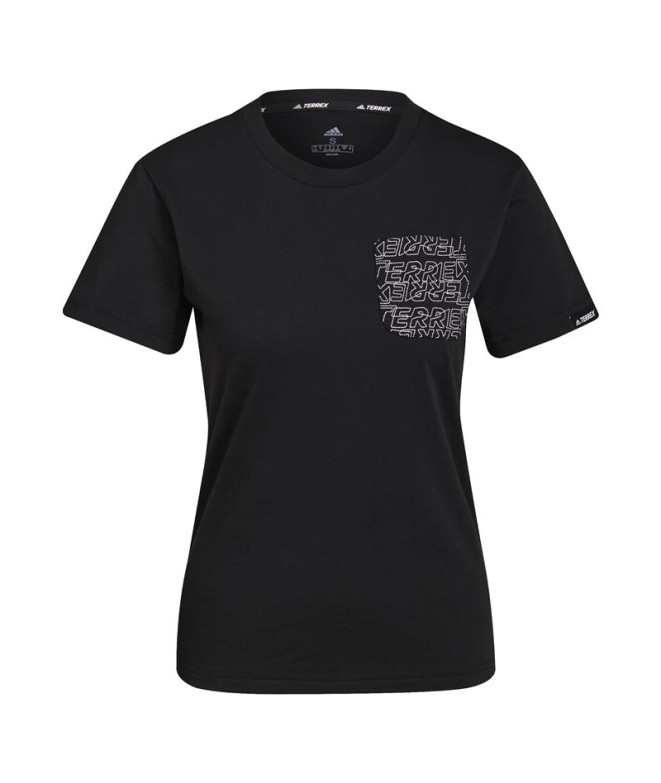 Camiseta de Senderismo adidas Pocket Mujer