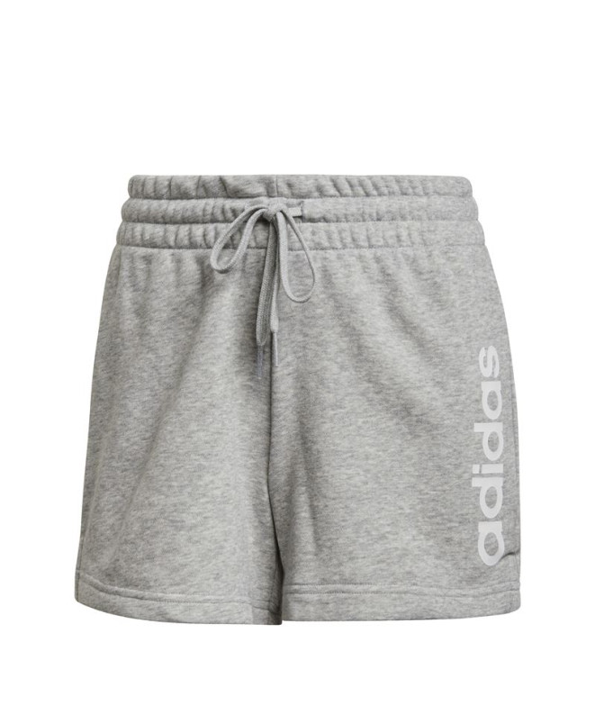 Pantalones cortos adidas Essentials Slim Logo W Grey
