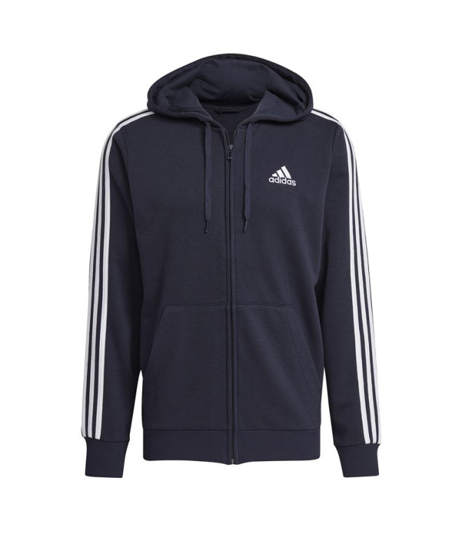 Casaco com capuz adidas Essentials French Terry 3 bandas M