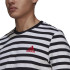 T-shirt adidas Essentials Stripey Brodé Logo M