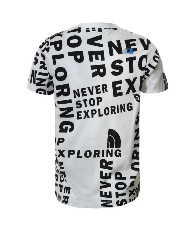 T-shirt The North Face Simple Dome Jr Branco