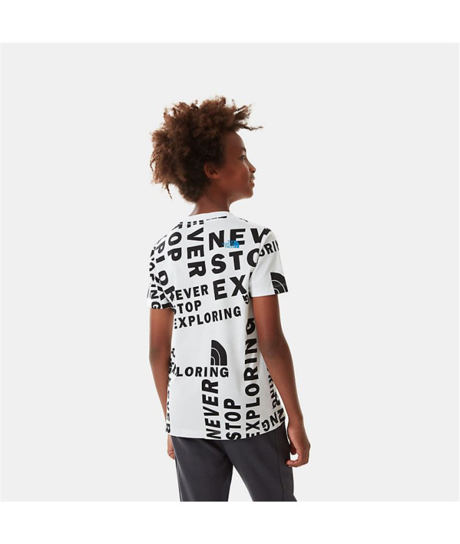 Camiseta The North Face Simple Dome Jr White