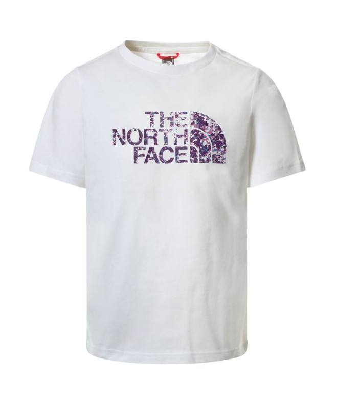 T-shirt The North Face Easy Girl Blanc
