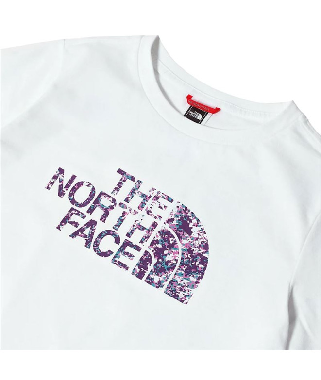 T-shirt The North Face Easy Girl Blanc