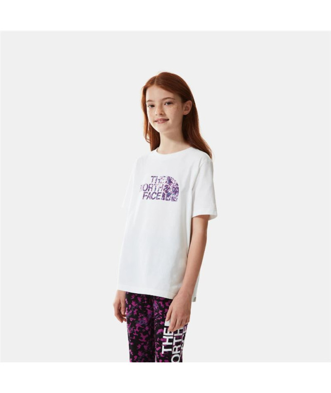 T-shirt The North Face Easy Girl Blanc
