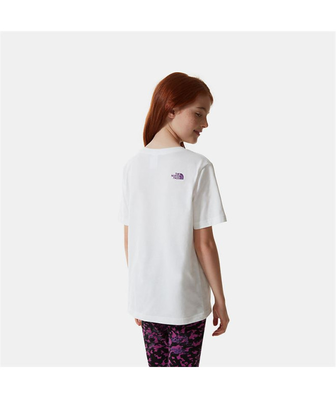 T-shirt The North Face Easy Girl Blanc