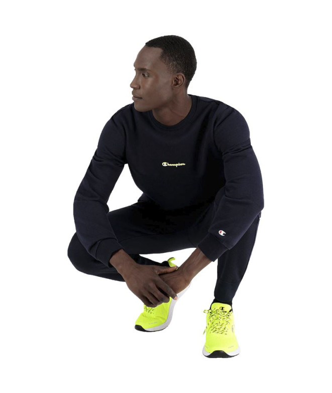 Sweat Champion Graphique de Basket M Bleu foncé