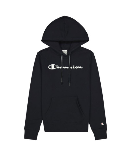 Sweatshirt Champion Script Logo Print W Bleu foncé