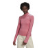 T-shirt d'entraînement adidas Zipper 3/4 Hyperglam W Rose Tone