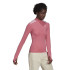 T-shirt d'entraînement adidas Zipper 3/4 Hyperglam W Rose Tone