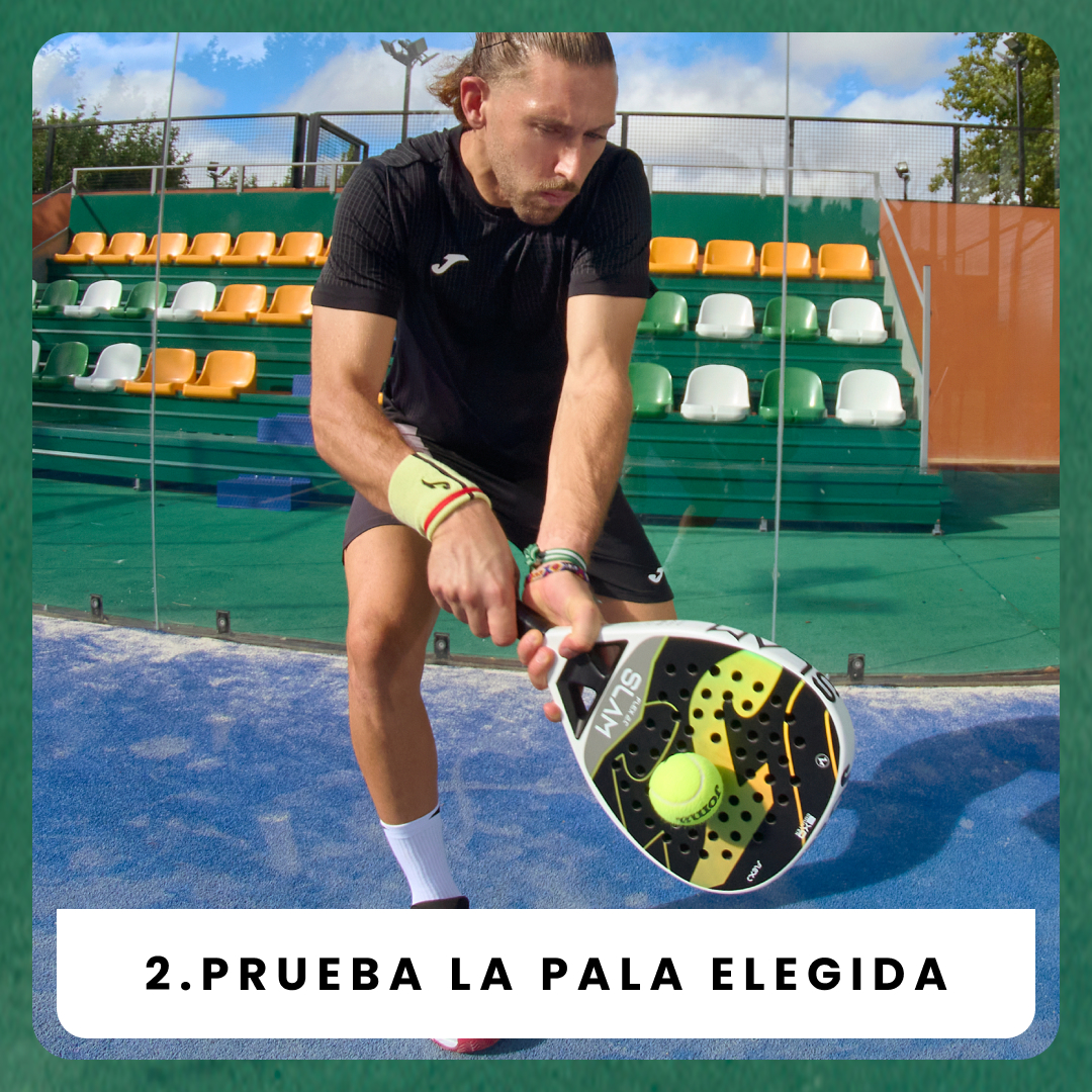 2. Prueba la pala